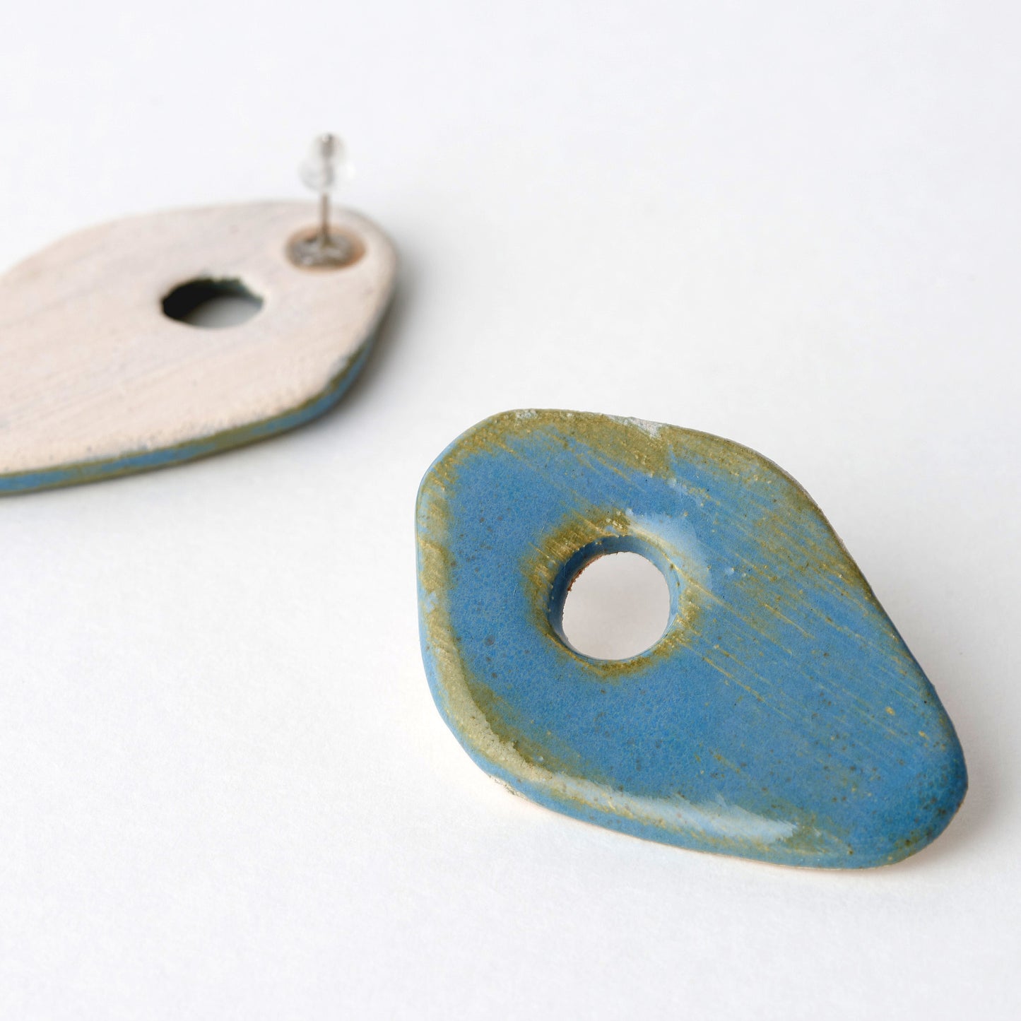 AREIA Earrings large blue/green