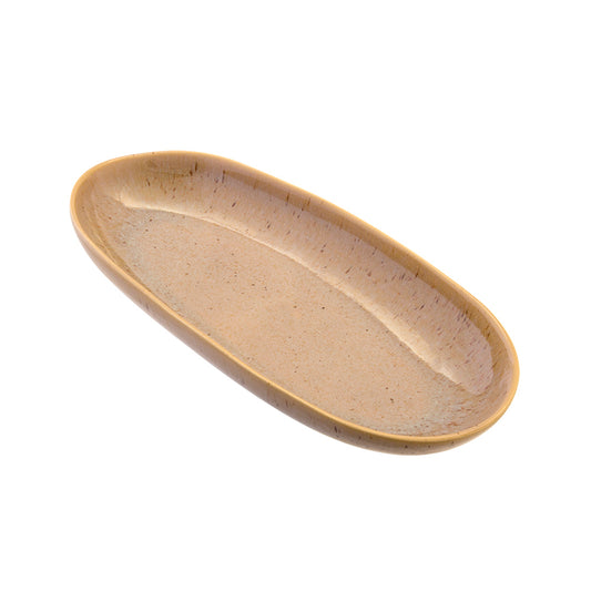 BRISA Plate oval beige