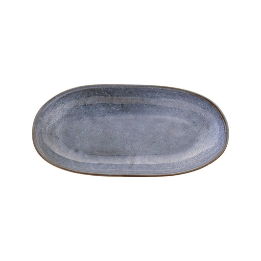 BRISA Schale oval medium blau