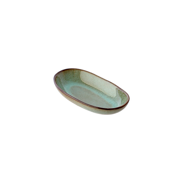 BRISA bowl oval small green