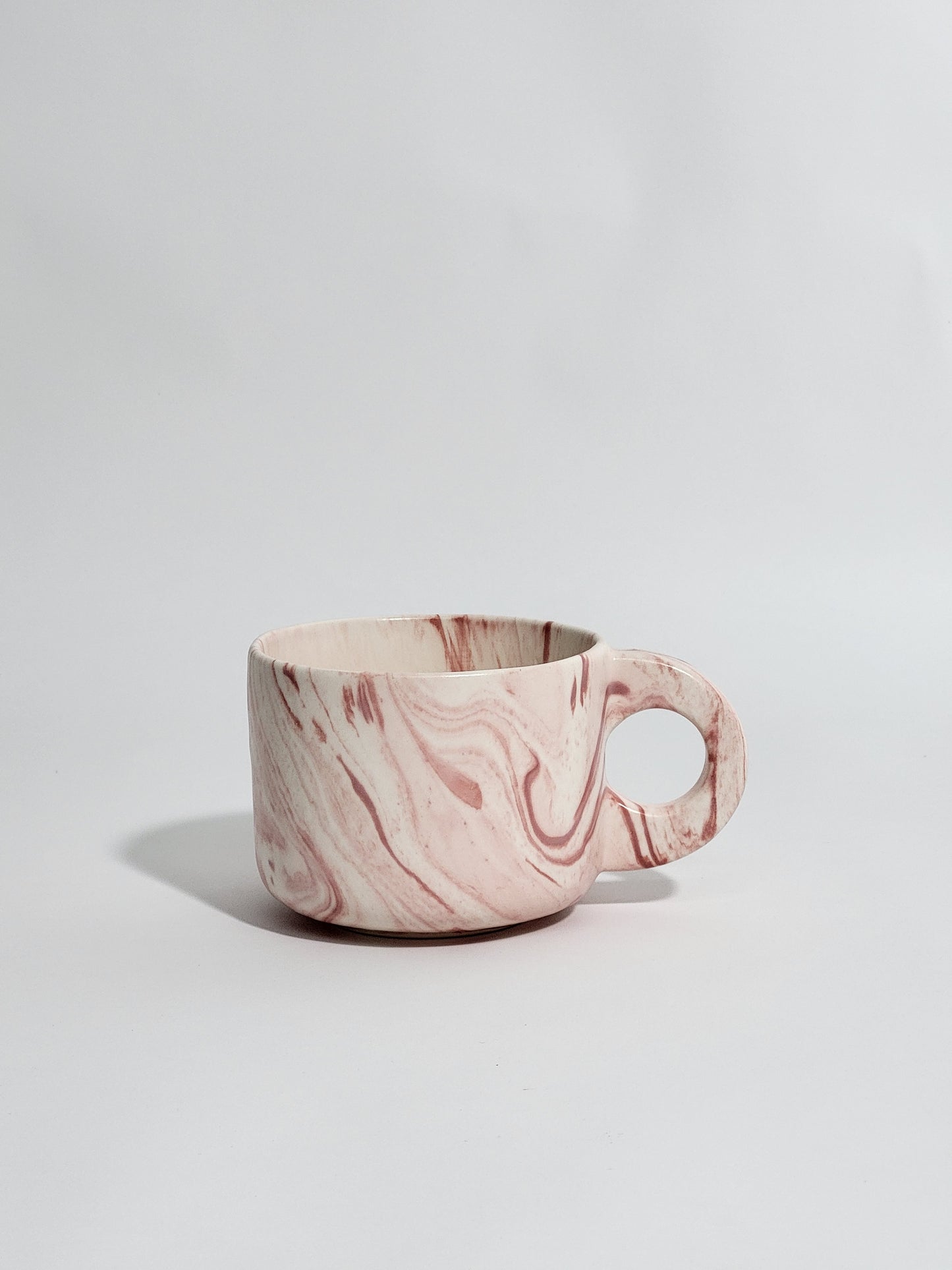 MÁRMORE Tasse groß rosa