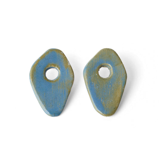 AREIA Earrings large blue/green