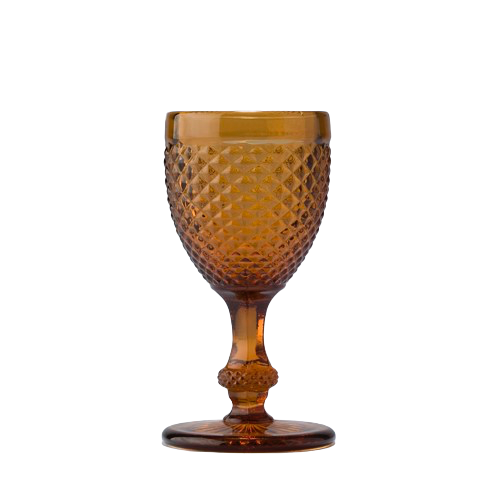 MARINHA wine glass medium brown