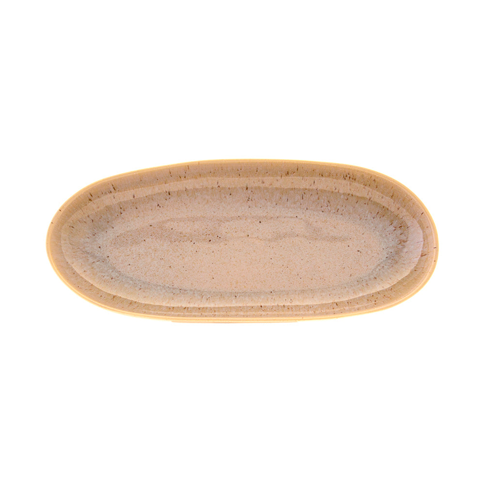 BRISA Plate oval beige